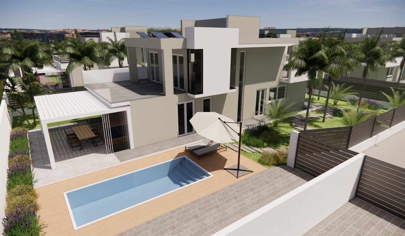 Ville con Piscina di nuova costruzione nel prestigioso Residence Fondo Anfossi, Mondello