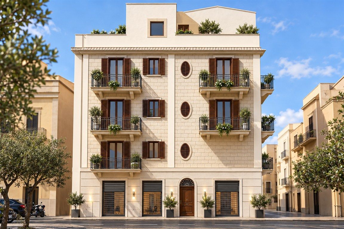 Attico esclusivo in Via del Noviziato,zona Tribunale, con vista sui tetti di Palermo